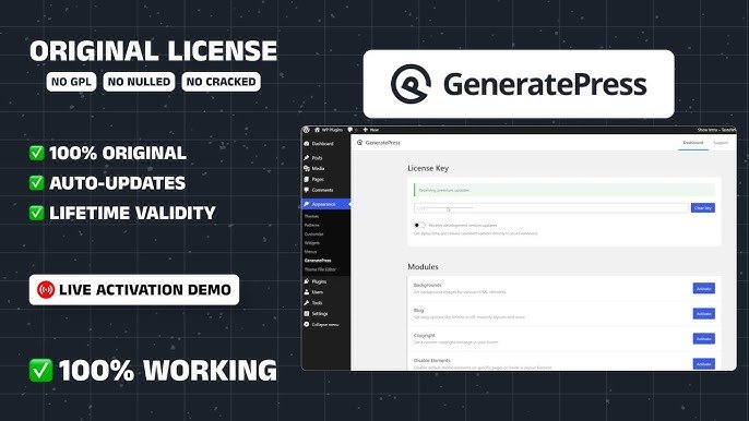 A Comprehensive Guide to Generatepress Premium License Key 2024